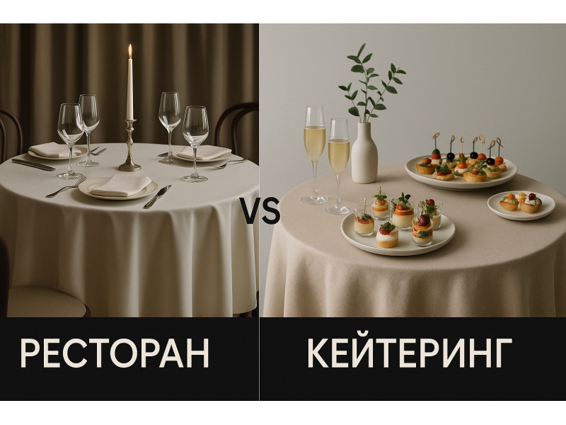 Ресторан чи кейтеринг: порівняння форматів