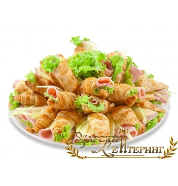 Круасани з шинкою