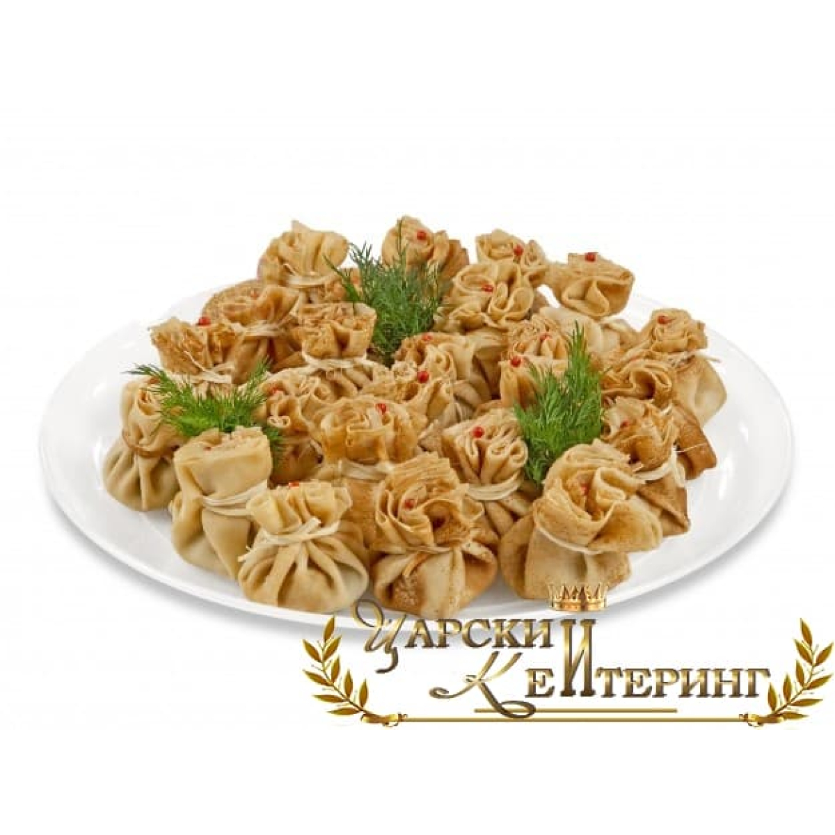 Млинцеві мішечки з курячим жульєном