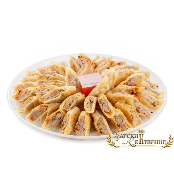 Млинцеві роли з куркою