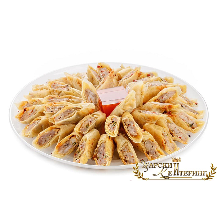 Млинцеві роли з куркою