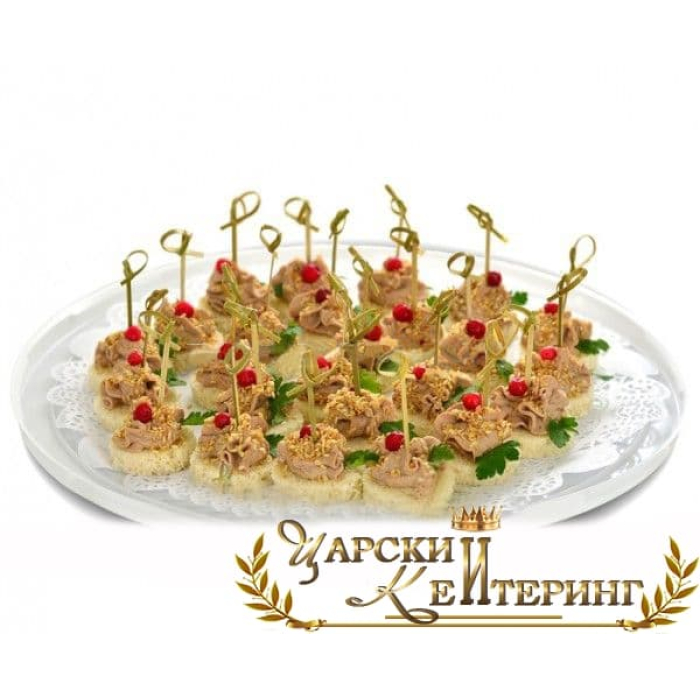 Печінковий паштет на тості
