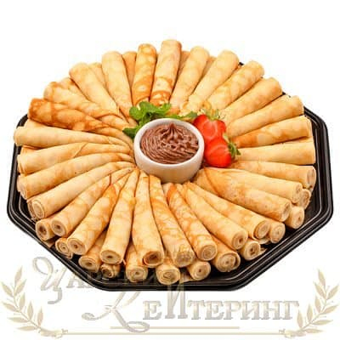 Блинчики с шоколодно-ореховой пастой