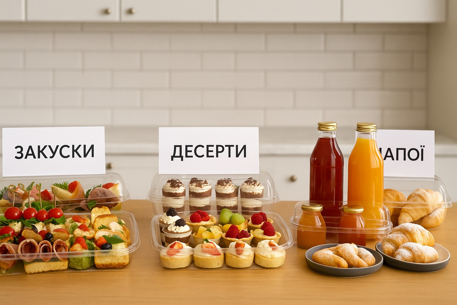 Готовые наборы от Царского Кейтеринга — меню, подача и удобство